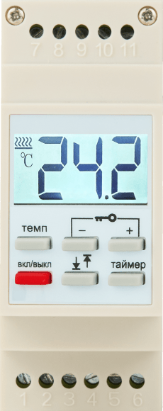 Электронный двухдиапазонный терморегулятор AST-257D