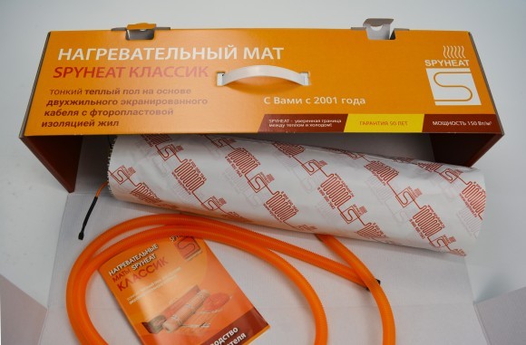 Маты тёплого пола "Классик" 150 Вт/м²