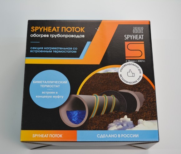 Греющий кабель для металлических труб "Поток" SHFD-25 Греющий кабель для металлических труб "Поток" SHFD-25