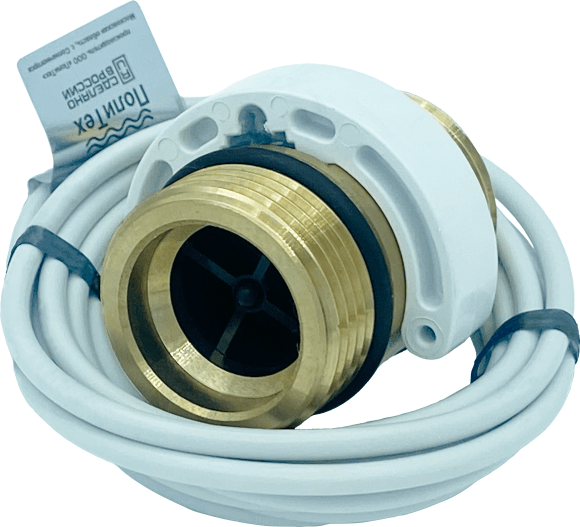 Импульсный датчик расхода воды латунный с наружной резьбой Импульсный датчик расхода воды латунный с наружной резьбой