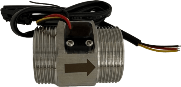 Импульсный датчик расхода воды латунный с наружной резьбой